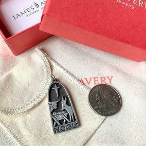 Retired James Avery Vintage Noel Star Pendant